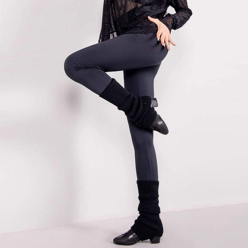 Shiny Latin Dance Pants High Waist Skinny Leggings for Practice, view 3