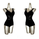 Latin Dance Leotard Corset Lace Up Front Sweetheart Bodysuit, view 2