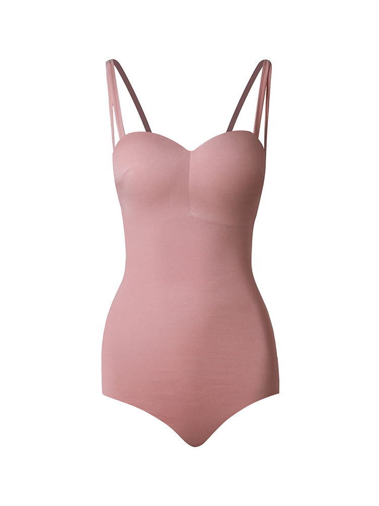 Latin Dance Leotard Camisole Waist Cutout Practice Bodysuit, view 16