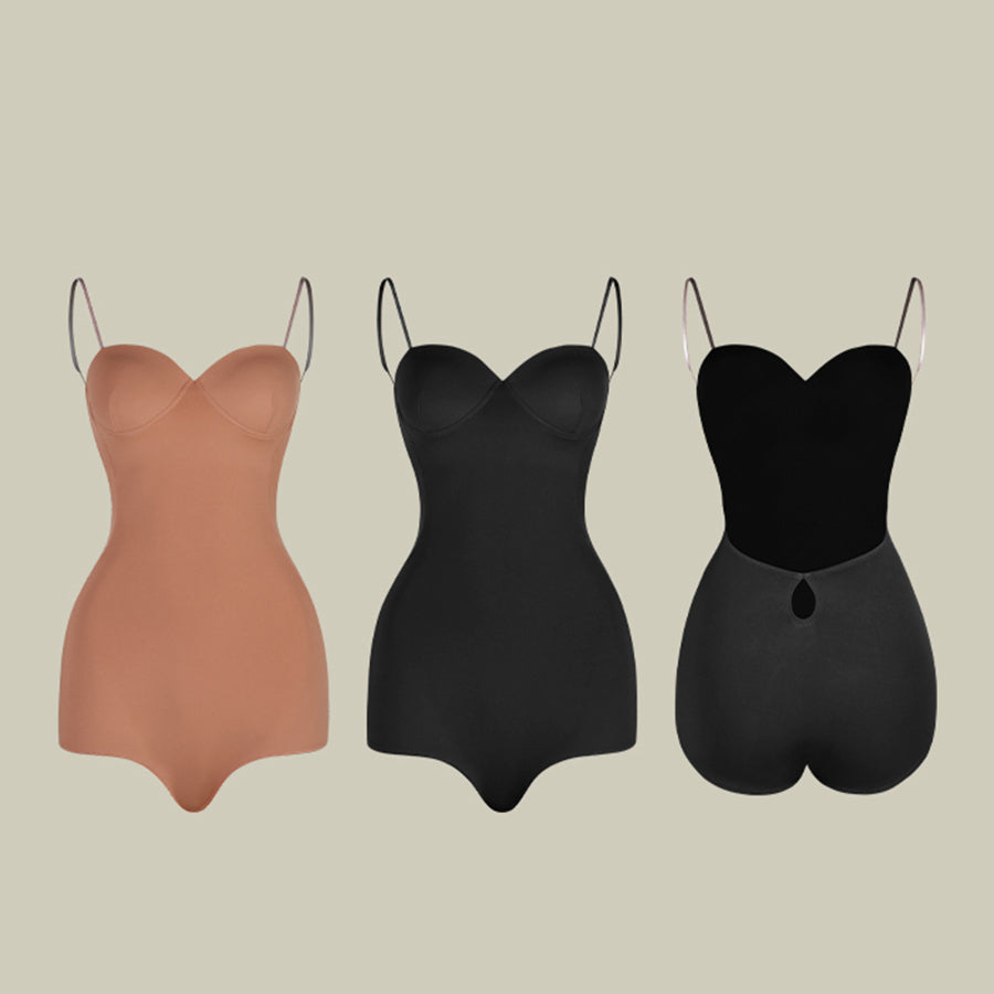 Latin Dance Leotard Seamless Molded Cup Side Cutout Bodysuit, view 2
