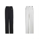 Wide Leg Ballroom Dance Pants High Waist Pocket Practice Trousers, view 2