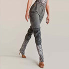 Sauna Sweat Latin Dance Pants High Waist Ruched Practice Joggers, view 7