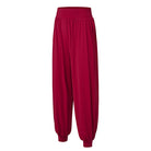 Draped Latin Dance Pants High Waist Tapered Cuff Practice Trousers, view 5