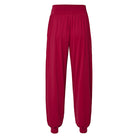 Draped Latin Dance Pants High Waist Tapered Cuff Practice Trousers, view 4
