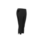 Black lace up cut out Latin dance capris, product view