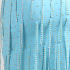Close-up of the stoned tassel strands