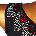 Close view of the crystals packed across the asymmetric shoulder