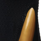 Close view of the stones scattered across the black skirt