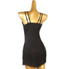 Close view of the mesh triangle insert at the neckline