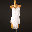 Close view of the jewel clusters set along the white neckline