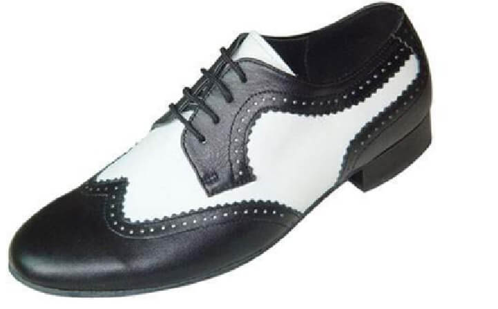 Men Black and White Leather Ballroom Shoes Latin Salsa Dance Shoes – TTdancewear Men Black and White Leather Ballroom Shoes Latin Salsa Dance Shoes – TTdancewear